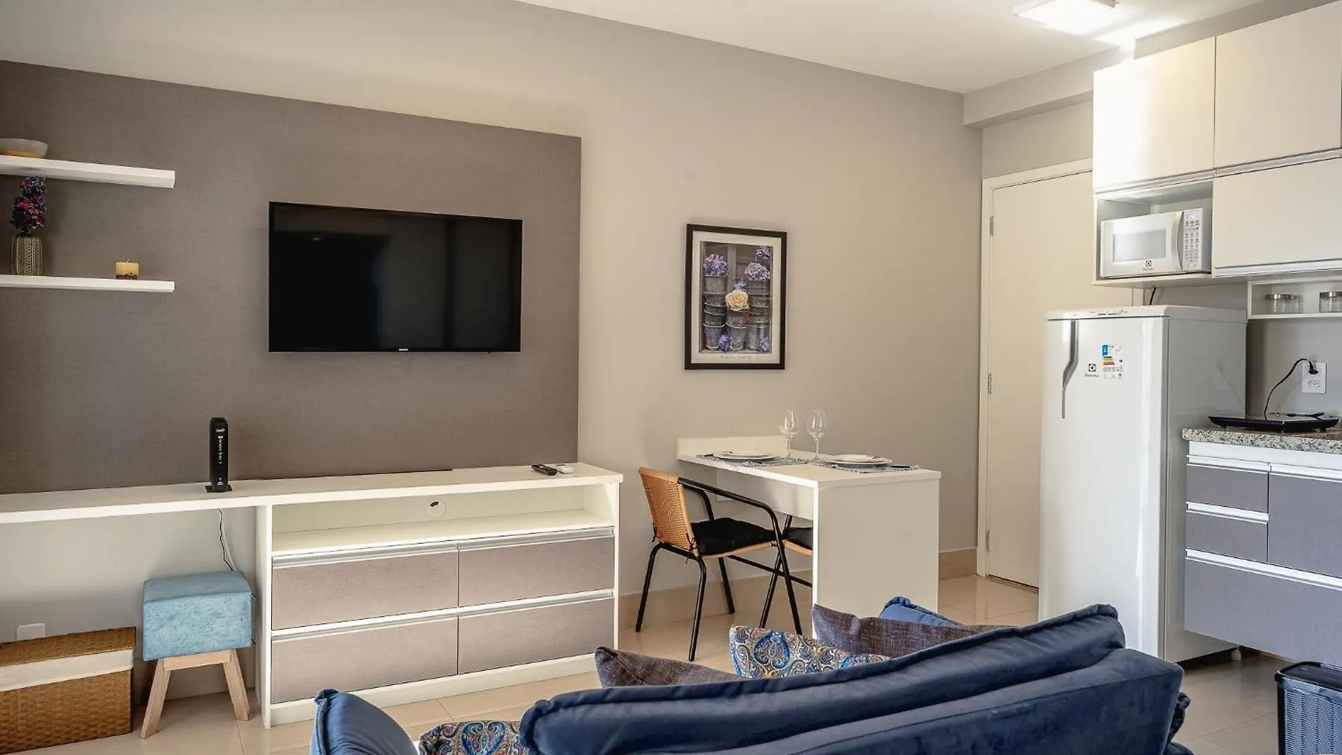 Apartment Studio Com Varanda + Vaga De Garagem + Ar Cond. Sao Paulo